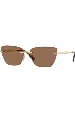vogue Donna VO4332S 848/73 Occhiali da sole Metallo Marrone Cat Eye Normale