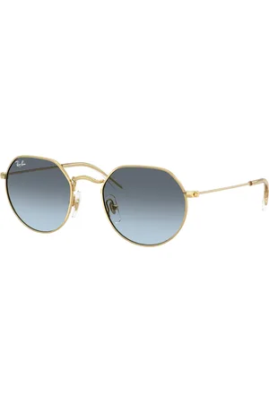 Ray-Ban Bambino RJ9565S JUNIOR JACK 223/V1 Occhiali da sole Metallo Blu Geometrica Normale Sfumato