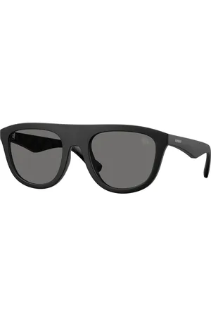 Burberry Uomo BE4459U 346481 Occhiali da sole Iniettato Grigio Squadrata Polarizzata