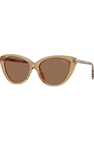 Burberry Donna BE4457 416473 Occhiali da sole Acetato Marrone Cat Eye Normale
