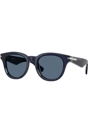 Burberry Uomo BE4439 412080 Occhiali da sole Acetato Rotonda Normale