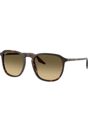 Ray-Ban Unisex RB2203 14290A Occhiali da sole Acetato Marrone Squadrata Normale Sfumato