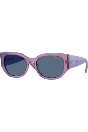 vogue Donna VO5641SU 323680 Occhiali da sole Acetato Blu Geometrica Normale