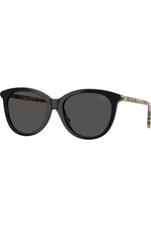 Burberry Donna BE4455 416187 Occhiali da sole Acetato Grigio Pantos Normale