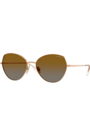 vogue Donna VO4330S 5152T5 Occhiali da sole Metallo Grigio Geometrica Polarizzata Sfumato