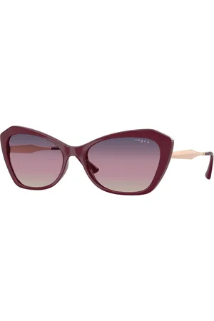 vogue Donna VO5626S 2875U6 Occhiali da sole Nylon Marrone Geometrica Normale Sfumato
