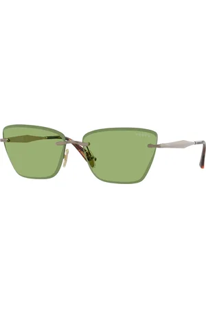 vogue Donna VO4332S 5138/2 Occhiali da sole Metallo Verde Cat Eye Normale