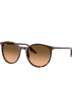 Ray-Ban Unisex RB2204 14293B Occhiali da sole Acetato Marrone Pantos Normale Sfumato