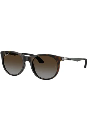 Ray-Ban Bambino RJ9082S 7182T5 Occhiali da sole Nylon Marrone Pantos Polarizzata