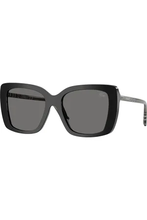 Burberry Donna BE4456 416581 Occhiali da sole Acetato Grigio Squadrata Polarizzata
