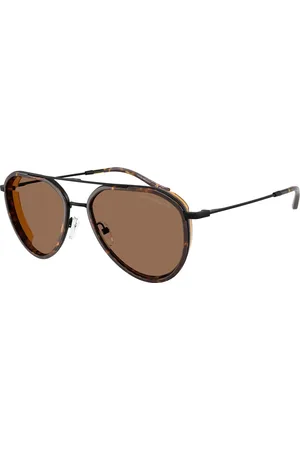 Emporio Armani Uomo EA2163 300173 Occhiali da sole Metallo Marrone Pilot Normale