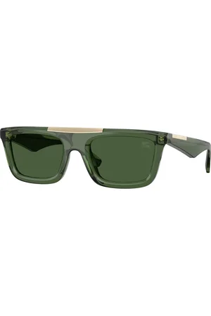 Burberry Uomo BE4451U 417471 Occhiali da sole Iniettato Squadrata Normale