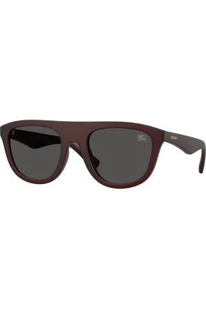 Burberry Uomo BE4459U 417187 Occhiali da sole Iniettato Grigio Squadrata Normale