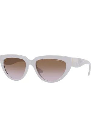 vogue Donna VO5629S 319368 Occhiali da sole Nylon Marrone Geometrica Normale Sfumato