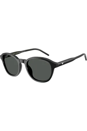 Emporio Armani Uomo EA4247U 501787 Occhiali da sole Acetato Grigio Pantos Normale