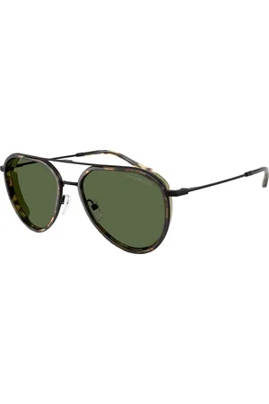 Emporio Armani Uomo EA2163 300171 Occhiali da sole Metallo Verde Pilot Normale