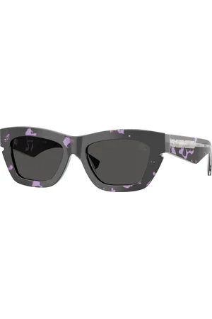 Burberry Donna BE4454 415987 Occhiali da sole Acetato Grigio Cat Eye Normale