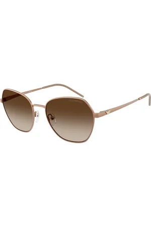 Emporio Armani Donna EA2161 340013 Occhiali da sole Metallo Geometrica Normale Sfumato