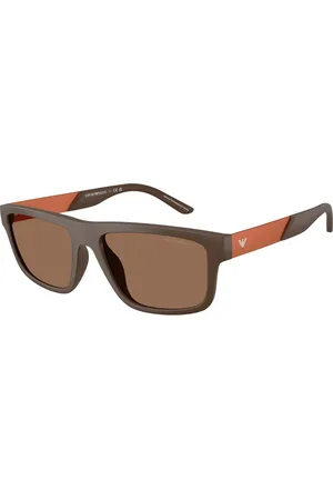 Emporio Armani Uomo EA4244U 624373 Occhiali da sole Iniettato Squadrata Normale