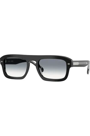 vogue Uomo VO5620S W44/79 Occhiali da sole Acetato Blu Geometrica Normale Sfumato