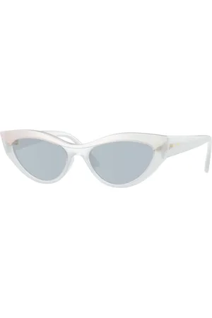 vogue Donna VO5637SU 32201U Occhiali da sole Nylon Azzurro Cat Eye Specchiate