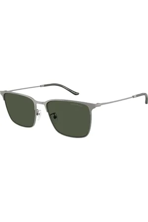 Emporio Armani Uomo EA2164D 30039A Occhiali da sole Metallo Verde Squadrata Polarizzata