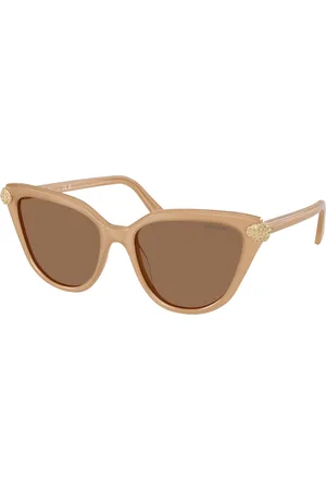 Swarovski Donna SK6039 2002OK Occhiali da sole Acetato Bronzo Cat Eye Normale