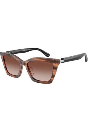 Emporio Armani Donna EA4250U 626613 Occhiali da sole Acetato Farfalla Normale Sfumato