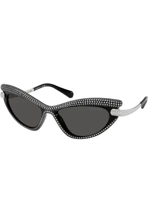 Swarovski Donna SK6038 100187 Occhiali da sole Iniettato Grigio Cat Eye Normale
