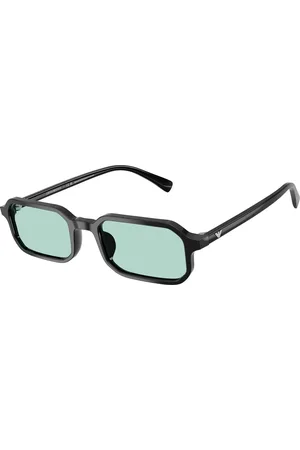 Emporio Armani Uomo EA4253U 501765 Occhiali da sole Acetato Blu Squadrata Normale