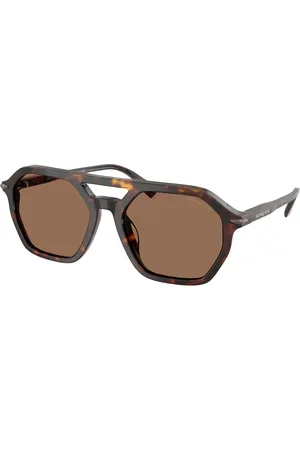 Michael Kors Uomo MK2251U JACKSON HOLE 300673 Occhiali da sole Acetato Marrone Pilot Normale