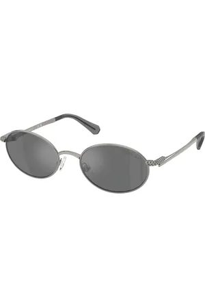 Swarovski Donna SK7033 40096G Occhiali da sole Metallo Rotonda Specchiate