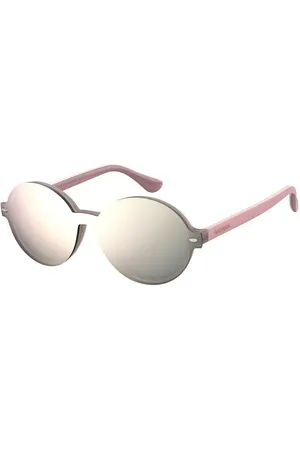 Havaianas Donna FLORIPA/CS FWM/0J Occhiali da sole Acetato Rosa/grigio Rotonda Specchiate Clip-on