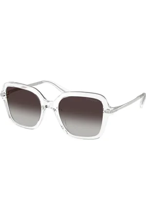 Swarovski Donna SK6040 10278G Occhiali da sole Acetato Grigio Geometrica Normale Sfumato