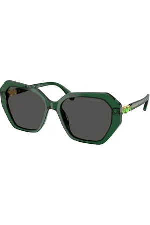 Swarovski Donna SK6017 104587 Occhiali da sole Acetato Grigio Geometrica Normale