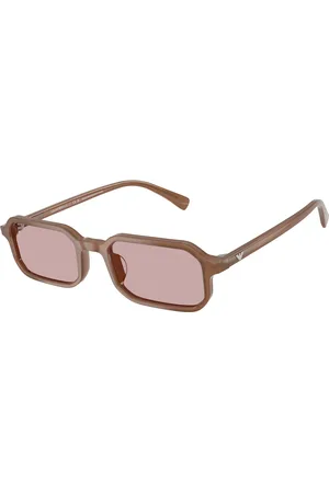 Emporio Armani Uomo EA4253U 627173 Occhiali da sole Acetato Rosa Squadrata Normale
