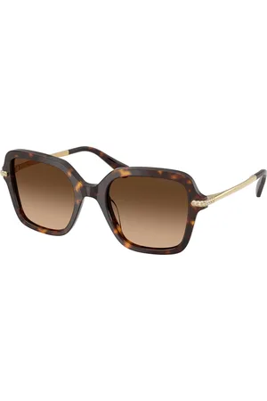 Swarovski Donna SK6040 100274 Occhiali da sole Acetato Marrone Geometrica Normale Sfumato