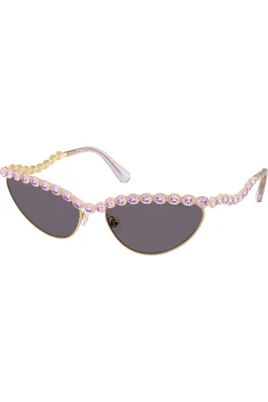 Swarovski Donna SK7030 40361A Occhiali da sole Metallo Viola Cat Eye Normale
