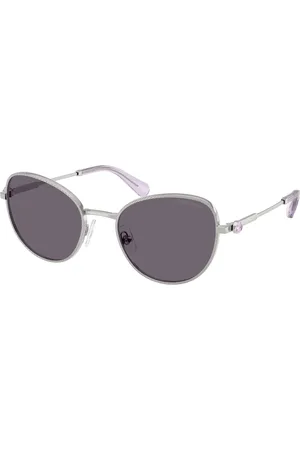 Swarovski Donna SK7032 40011A Occhiali da sole Metallo Viola Rotonda Normale