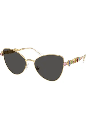 Swarovski Donna SK7034 404M87 Occhiali da sole Metallo Grigio Farfalla Normale