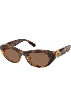 Swarovski Donna SK6036U 100273 Occhiali da sole Acetato Marrone Pillow Normale