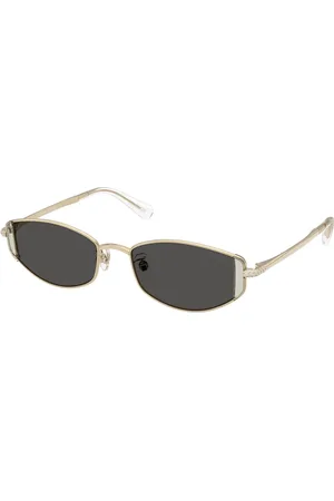 Swarovski Donna SK7035D 401387 Occhiali da sole Metallo Grigio Rotonda Normale