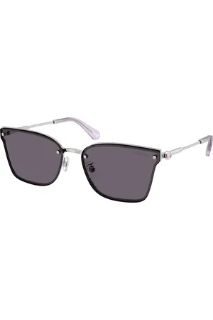 Swarovski Donna SK7036D 40011A Occhiali da sole Metallo Viola Geometrica Normale