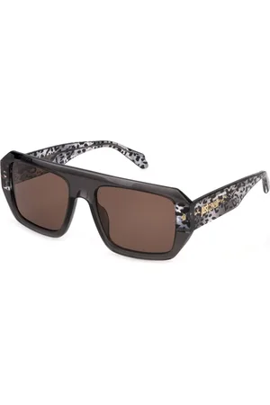 Roberto Cavalli Unisex SJC101V 819 Occhiali da sole Acetato Marrone Squadrata Normale