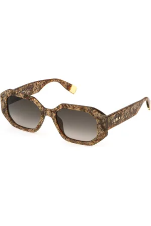 Furla Donna SFU815 0V83 Occhiali da sole Acetato Fumo Squadrata Normale Sfumato