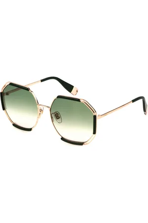 Furla Donna SFU785 08FC Occhiali da sole Metallo Geometrica Normale Sfumato