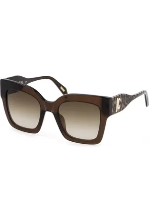 Roberto Cavalli Donna SJC019 0AAK Occhiali da sole Acetato Squadrata Normale Sfumato