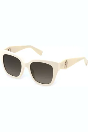Furla Donna SFU812 06Y1 Occhiali da sole Acetato Marrone Squadrata Normale Sfumato
