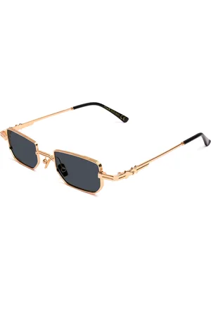 XLAB Unisex Ibiza Occhiali da sole Metallo Fumo Squadrata Polarizzata