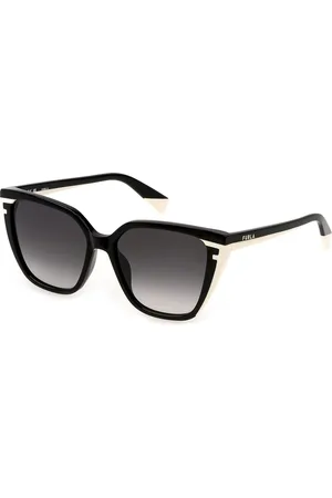 Furla Donna SFU782 700 Occhiali da sole Acetato Fumo Squadrata Normale Sfumato